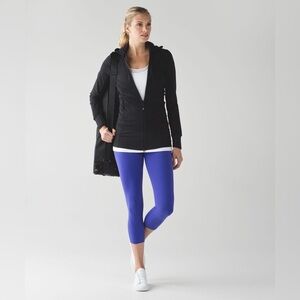 Lululemon Wunder Under Crop (Hi-Rise) Super Purple leggings size 2